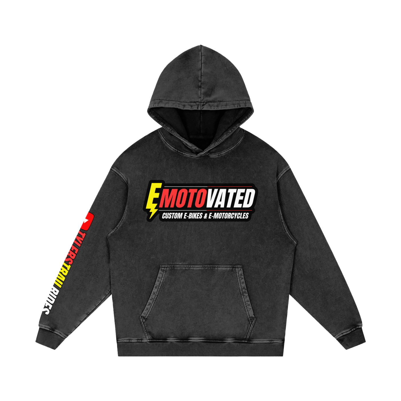 E-Motovated Vintage Cotton Hoodie